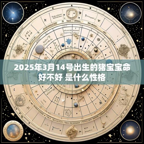 2025年3月14号出生的猪宝宝命好不好 是什么性格