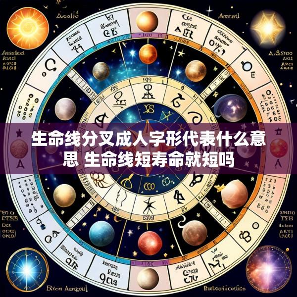 生命线分叉成人字形代表什么意思 生命线短寿命就短吗