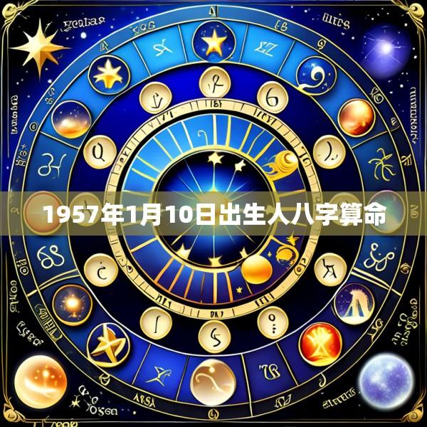 1957年1月10日出生人八字算命