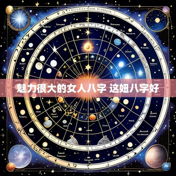 魅力很大的女人八字 这妞八字好