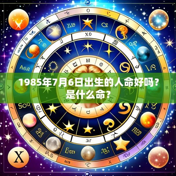 1985年7月6日出生的人命好吗？是什么命？