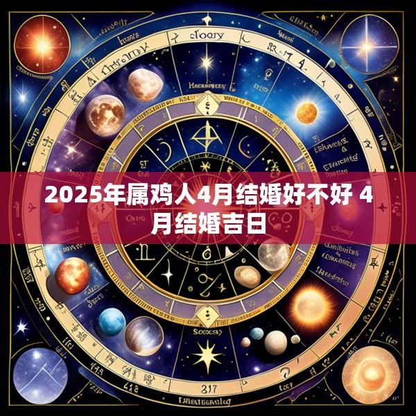2025年属鸡人4月结婚好不好 4月结婚吉日