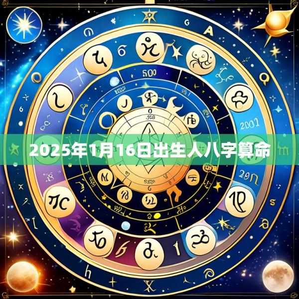 2025年1月16日出生人八字算命