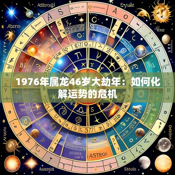 1976年属龙46岁大劫年：如何化解运势的危机