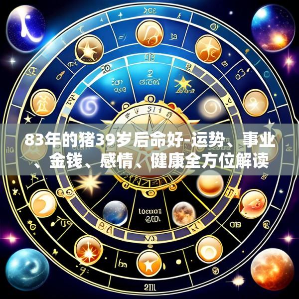83年的猪39岁后命好-运势、事业、金钱、感情、健康全方位解读