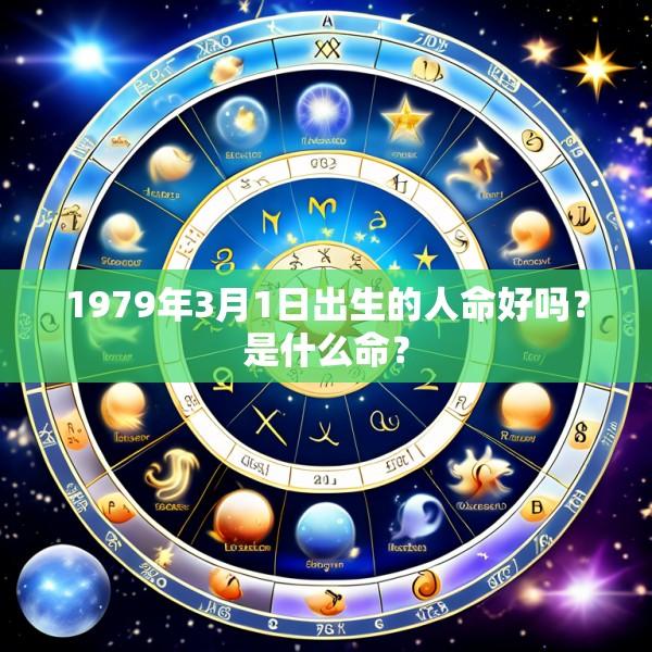 1979年3月1日出生的人命好吗？是什么命？