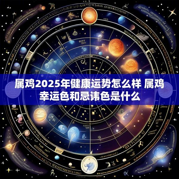属鸡2025年健康运势怎么样 属鸡幸运色和忌讳色是什么