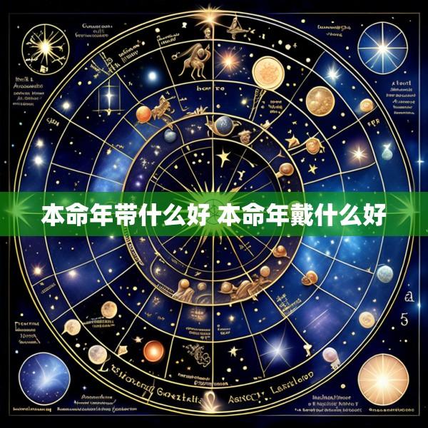本命年带什么好 本命年戴什么好