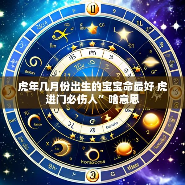 虎年几月份出生的宝宝命最好 虎进门必伤人”啥意思