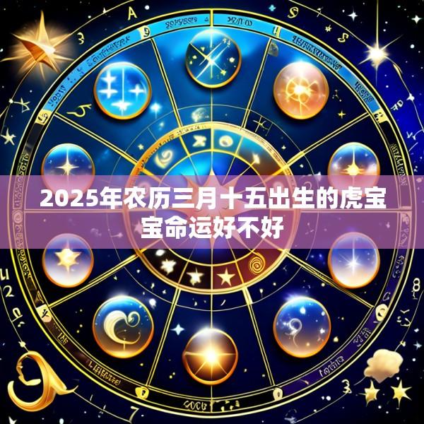 2025年农历三月十五出生的虎宝宝命运好不好