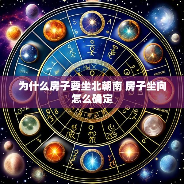 为什么房子要坐北朝南 房子坐向怎么确定