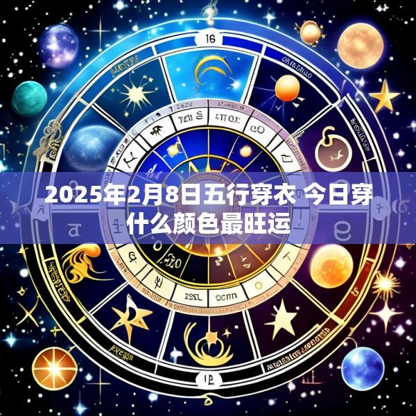 2025年2月8日五行穿衣 今日穿什么颜色最旺运