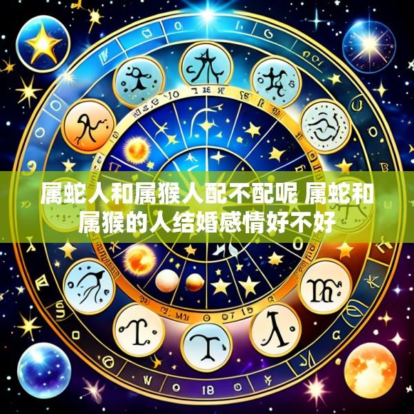 属蛇人和属猴人配不配呢 属蛇和属猴的人结婚感情好不好