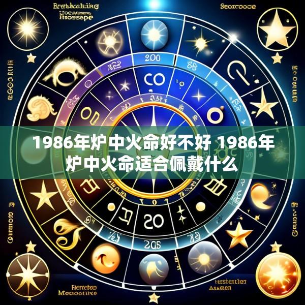 1986年炉中火命好不好 1986年炉中火命适合佩戴什么