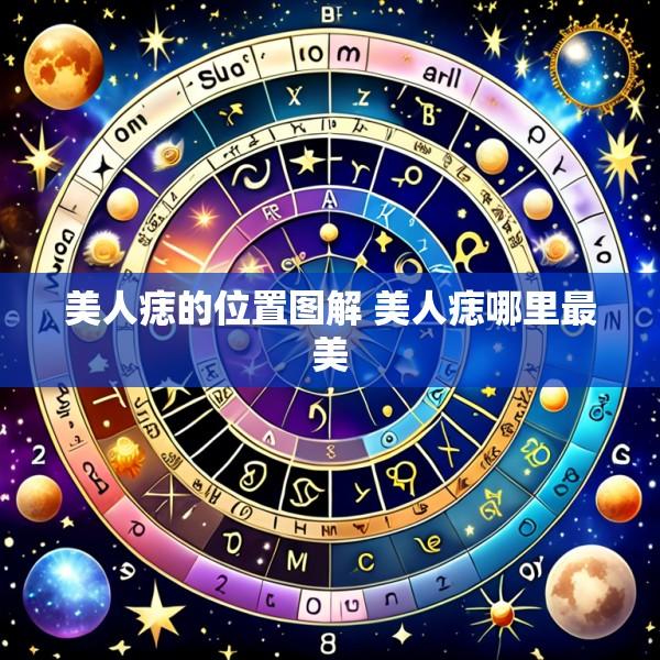 美人痣的位置图解 美人痣哪里最美