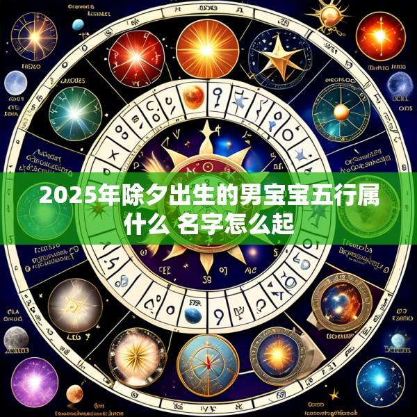 2025年除夕出生的男宝宝五行属什么 名字怎么起