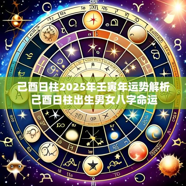 己酉日柱2025年壬寅年运势解析 己酉日柱出生男女八字命运