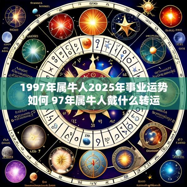 1997年属牛人2025年事业运势如何 97年属牛人戴什么转运