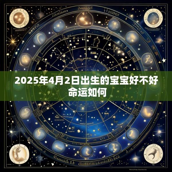 2025年4月2日出生的宝宝好不好 命运如何