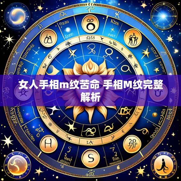 女人手相m纹苦命 手相M纹完整解析