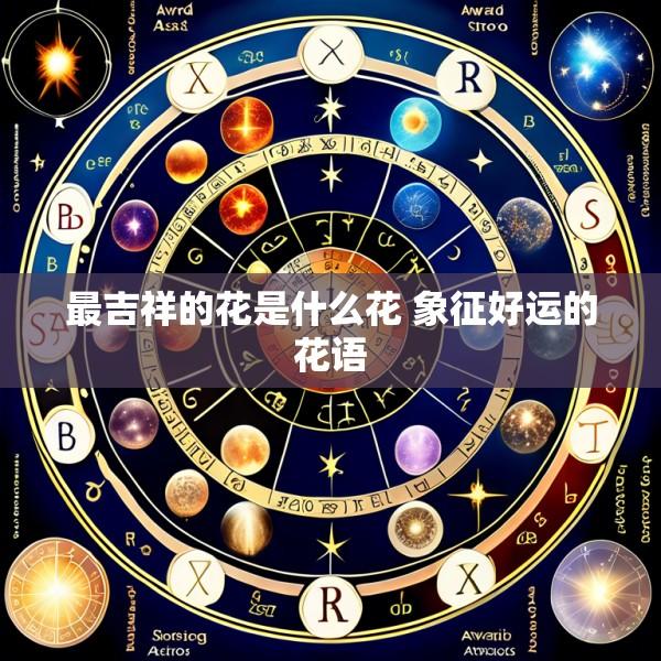 最吉祥的花是什么花 象征好运的花语