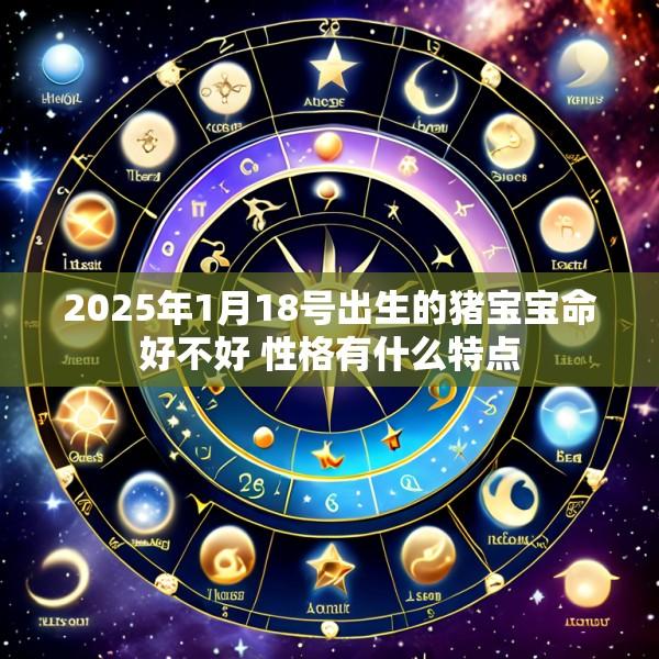 2025年1月18号出生的猪宝宝命好不好 性格有什么特点