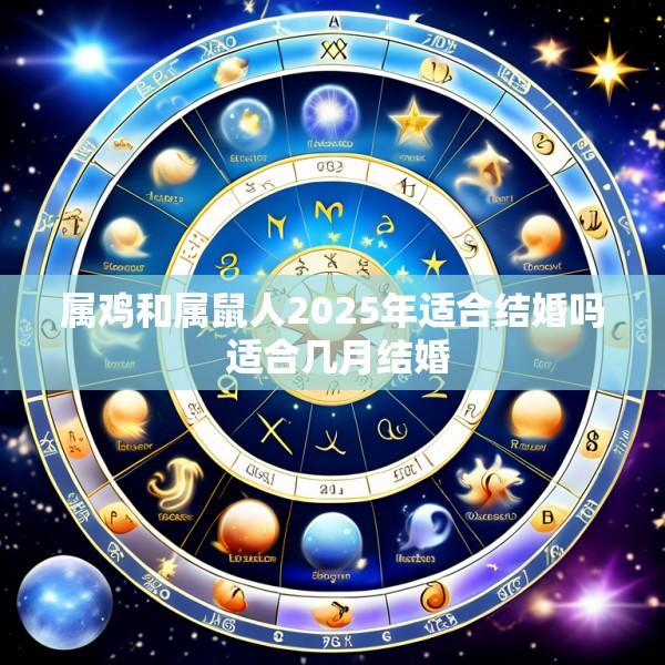 属鸡和属鼠人2025年适合结婚吗 适合几月结婚