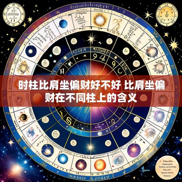 时柱比肩坐偏财好不好 比肩坐偏财在不同柱上的含义