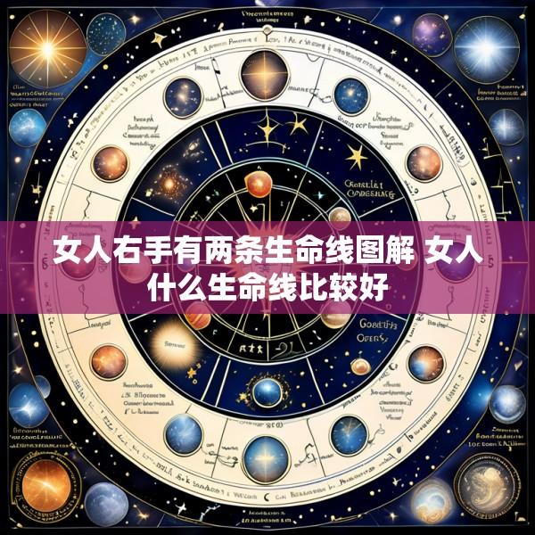 女人右手有两条生命线图解 女人什么生命线比较好