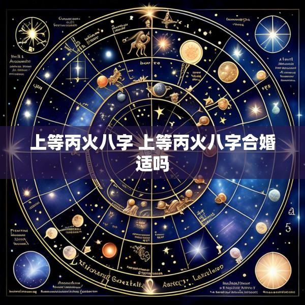 上等丙火八字 上等丙火八字合婚适吗