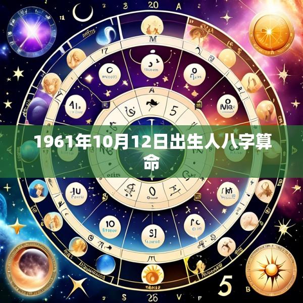 1961年10月12日出生人八字算命