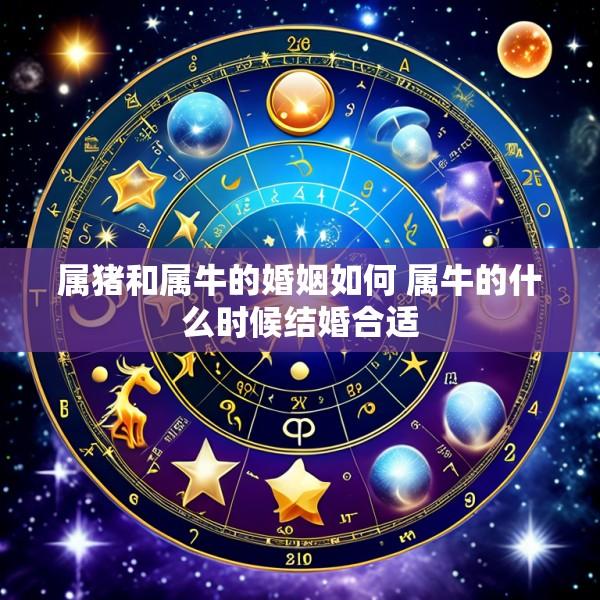属猪和属牛的婚姻如何 属牛的什么时候结婚合适
