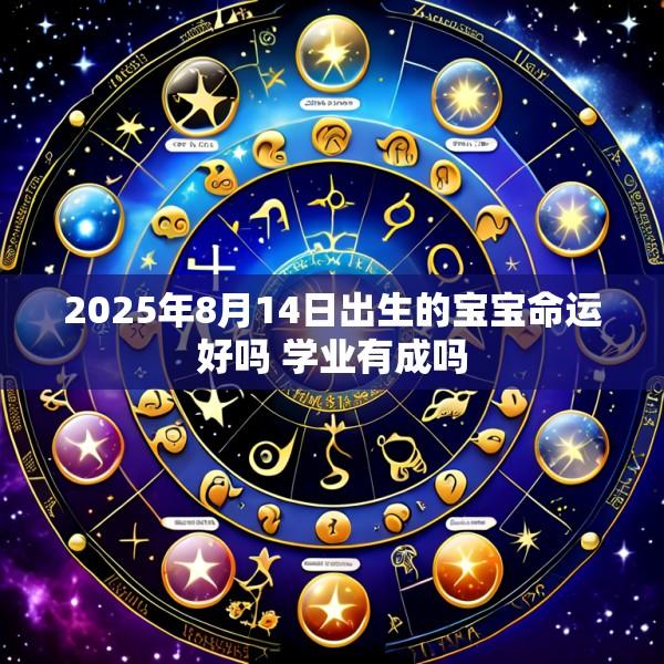 2025年8月14日出生的宝宝命运好吗 学业有成吗