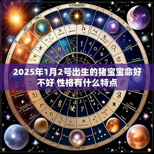 2025年1月2号出生的猪宝宝命好不好 性格有什么特点