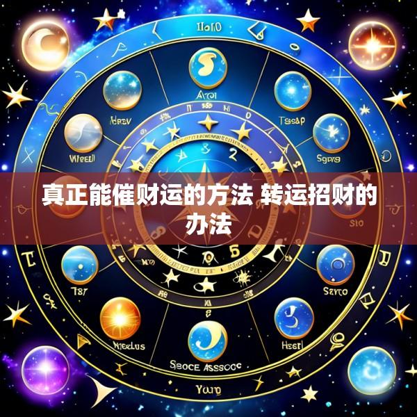 真正能催财运的方法 转运招财的办法