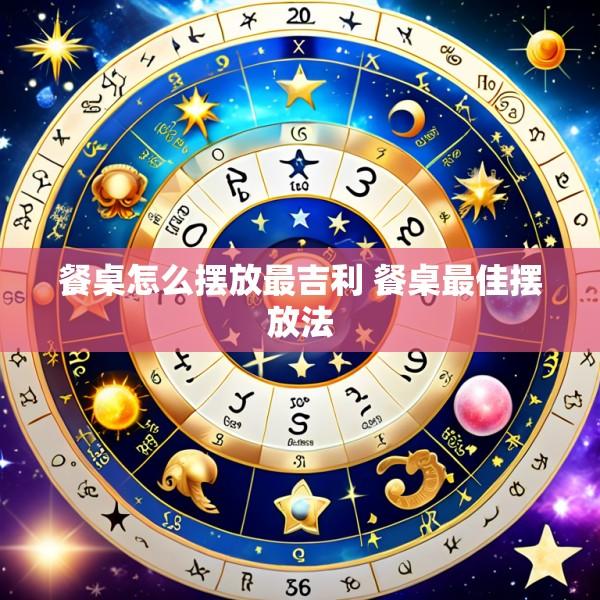 餐桌怎么摆放最吉利 餐桌最佳摆放法