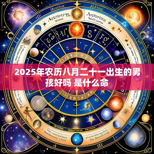 2025年农历八月二十一出生的男孩好吗 是什么命