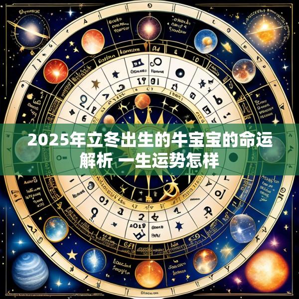 2025年立冬出生的牛宝宝的命运解析 一生运势怎样