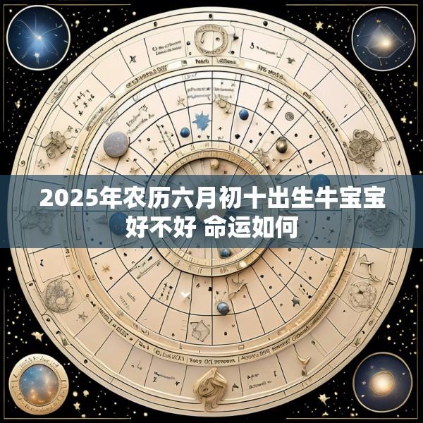 2025年农历六月初十出生牛宝宝好不好 命运如何