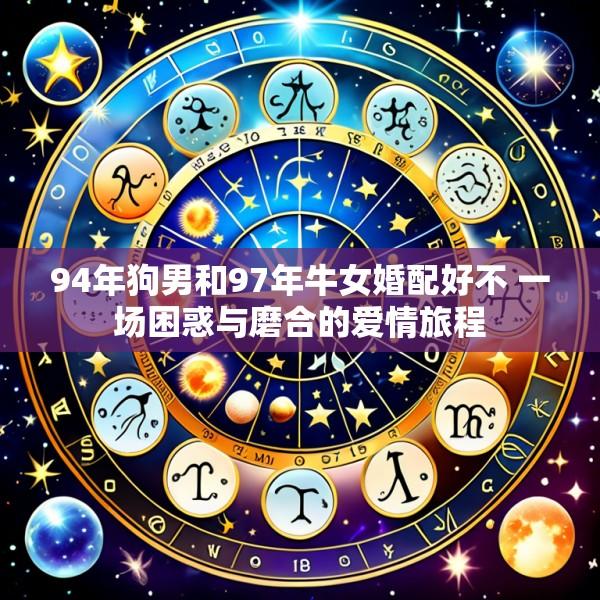 94年狗男和97年牛女婚配好不 一场困惑与磨合的爱情旅程