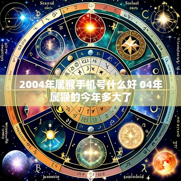 2004年属猴手机号什么好 04年属猴的今年多大了