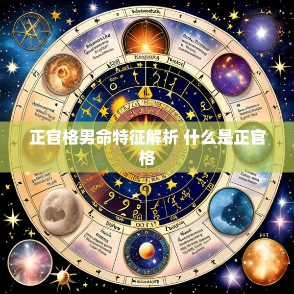 正官格男命特征解析 什么是正官格