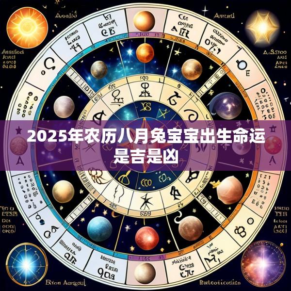 2025年农历八月兔宝宝出生命运是吉是凶