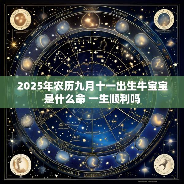 2025年农历九月十一出生牛宝宝是什么命 一生顺利吗