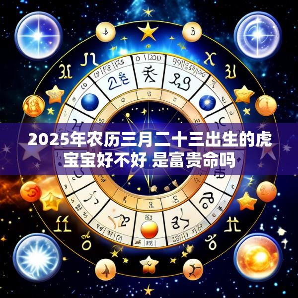 2025年农历三月二十三出生的虎宝宝好不好 是富贵命吗