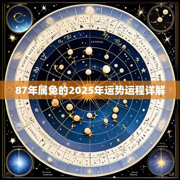 87年属兔的2025年运势运程详解