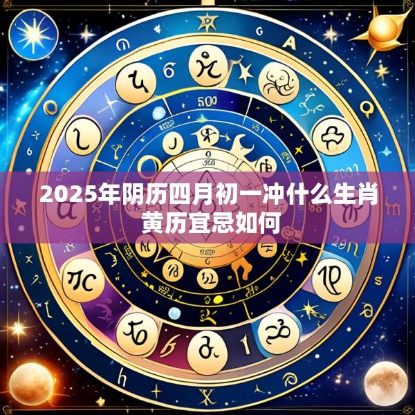 2025年阴历四月初一冲什么生肖 黄历宜忌如何
