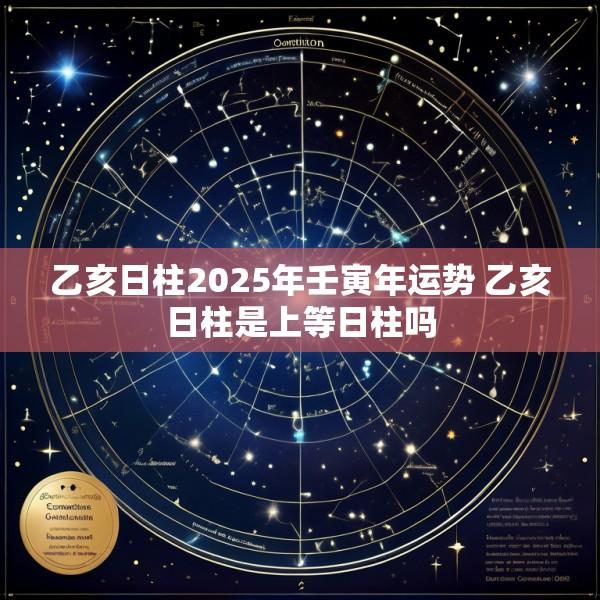 乙亥日柱2025年壬寅年运势 乙亥日柱是上等日柱吗
