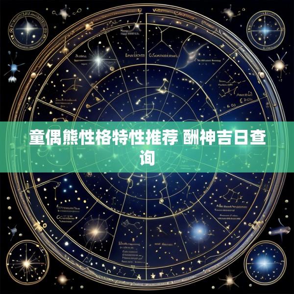 童偶熊性格特性推荐 酬神吉日查询