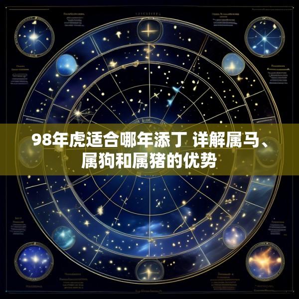 98年虎适合哪年添丁 详解属马、属狗和属猪的优势